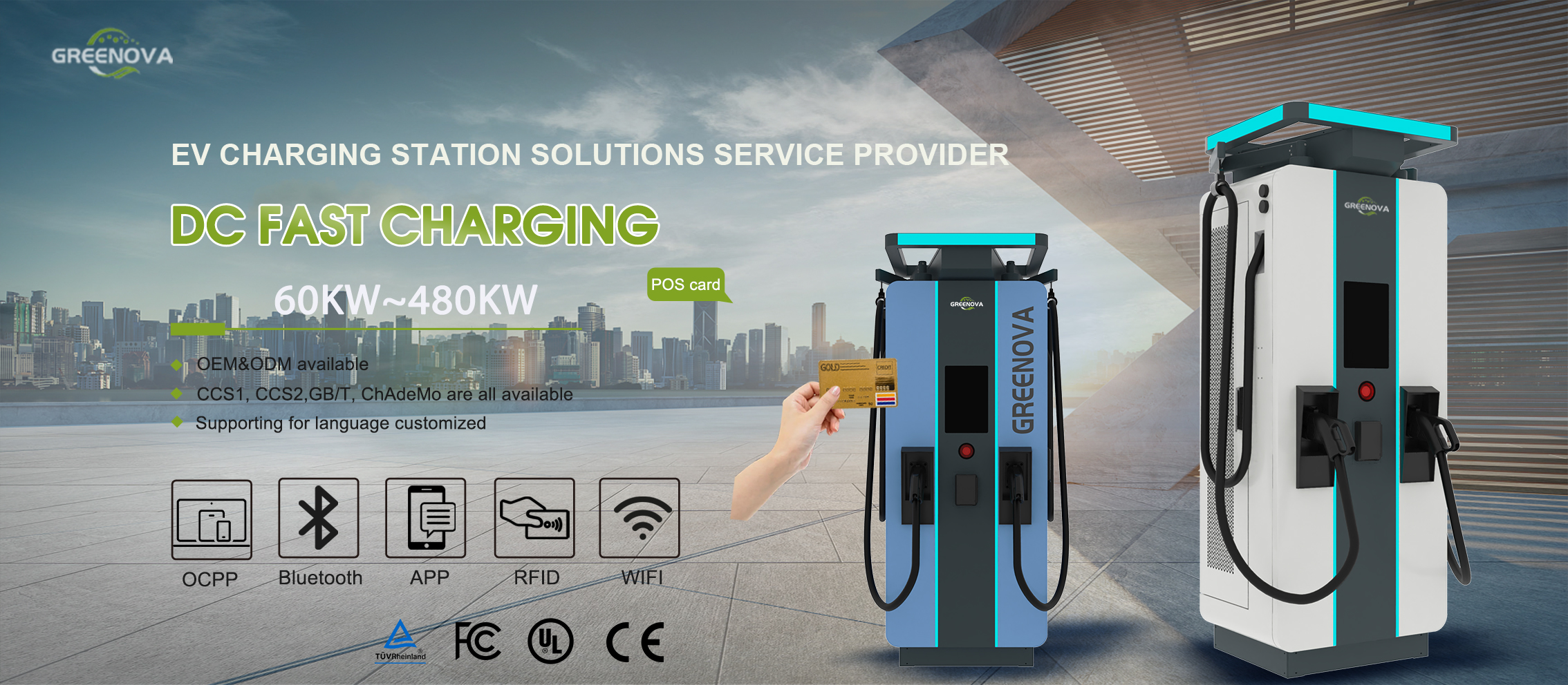 Greenova’s New 60-360kW DC Fast Chargers